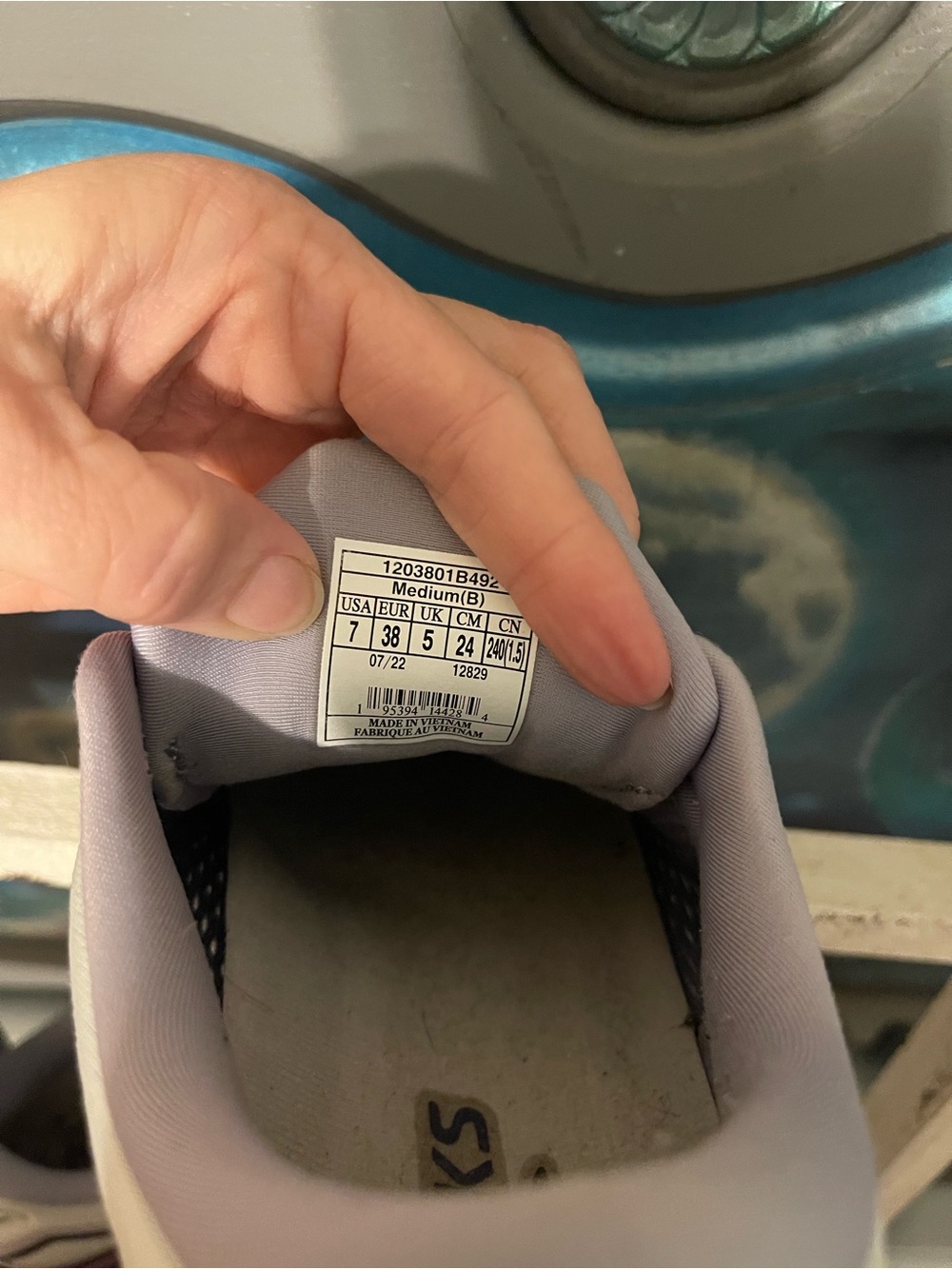 Brooks Women's Running Sneakers - Light Gray, Navy & Rose - Picture 9 of 9